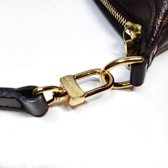 Authentic LOUIS VUITTON Ilovo MM Brown Damier Shoulder Bag mn870-012126 - Picture 6 of 16